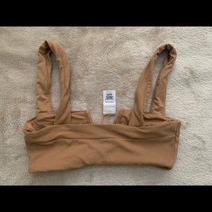 L* space pointelle ribbed lee lee bikini top